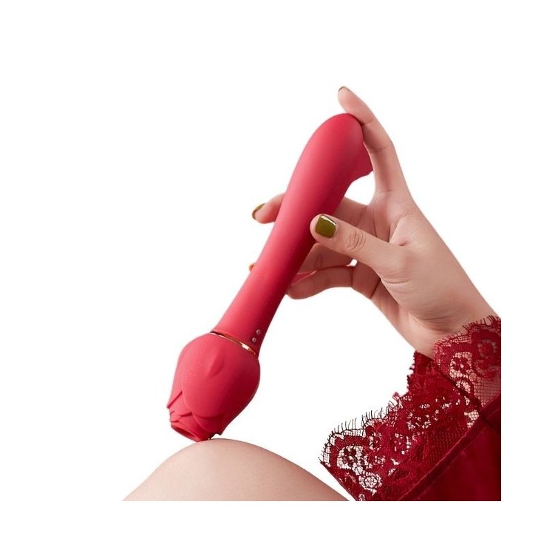 Rosa Vibrador y Succionador