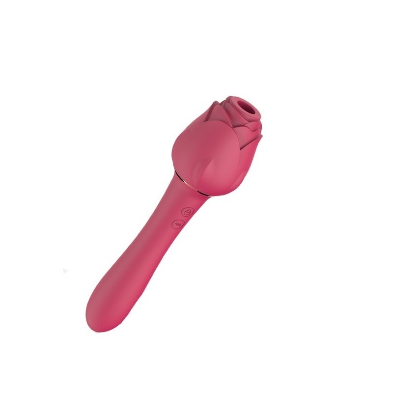 Rosa Vibrador y Succionador