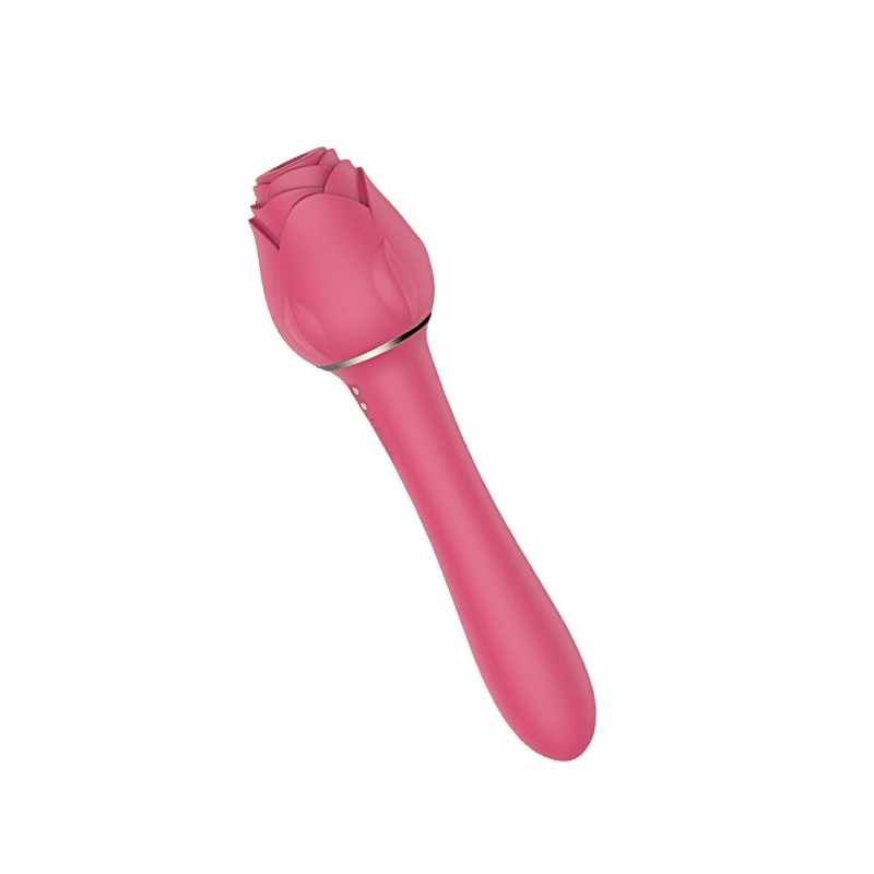 Rosa Vibrador y Succionador