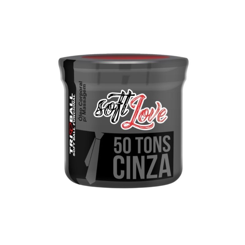 Bolas Lubricantes Multisensaciones “50 Tons Cinza” (3 Bolitas)