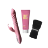 🔥 Pack Rabbit Hot: Placer Doble + Lubricación + Higiene (Kit 3 en 1)