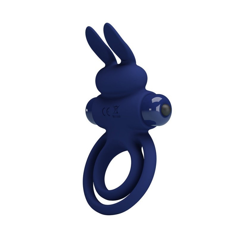 Darey Anillo Conejito Vibrador Doble - Azul