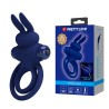Darey Anillo Conejito Vibrador Doble - Azul