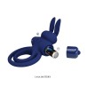 Darey Anillo Conejito Vibrador Doble - Azul