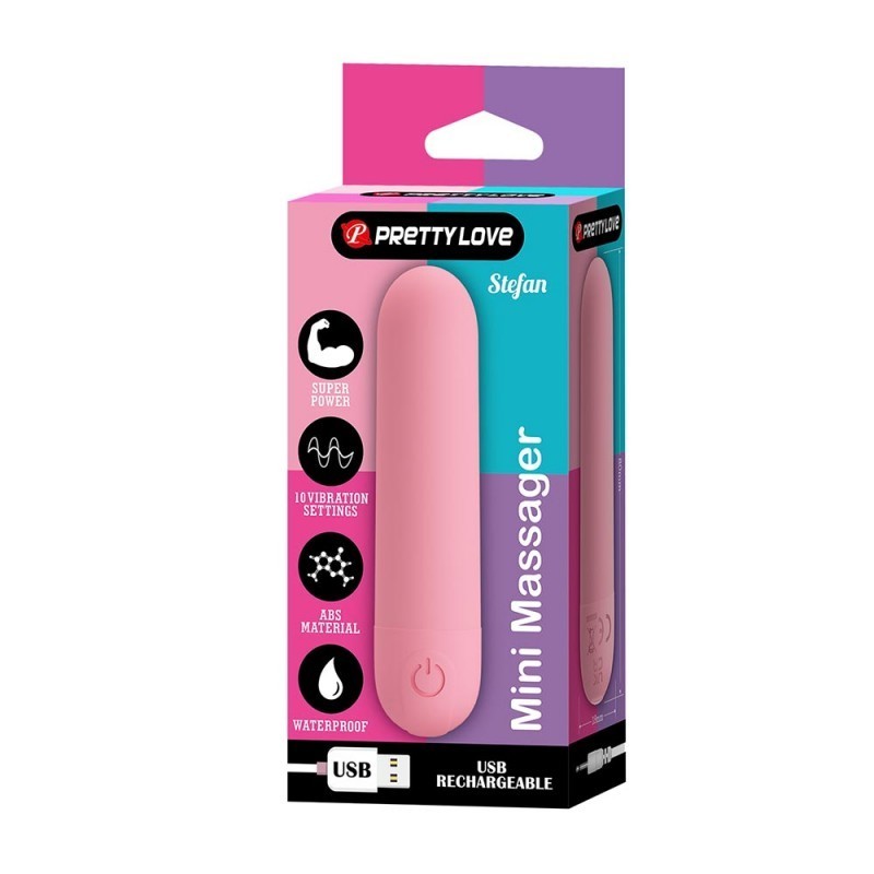 Stefan Bala Vibradora Recargable - Rosa