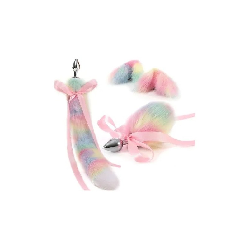 Cola de Zorra Colors con Plug Anal M