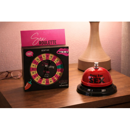 KIT SEX ROULETTE + CAMPANITA “RING FOR SEX”