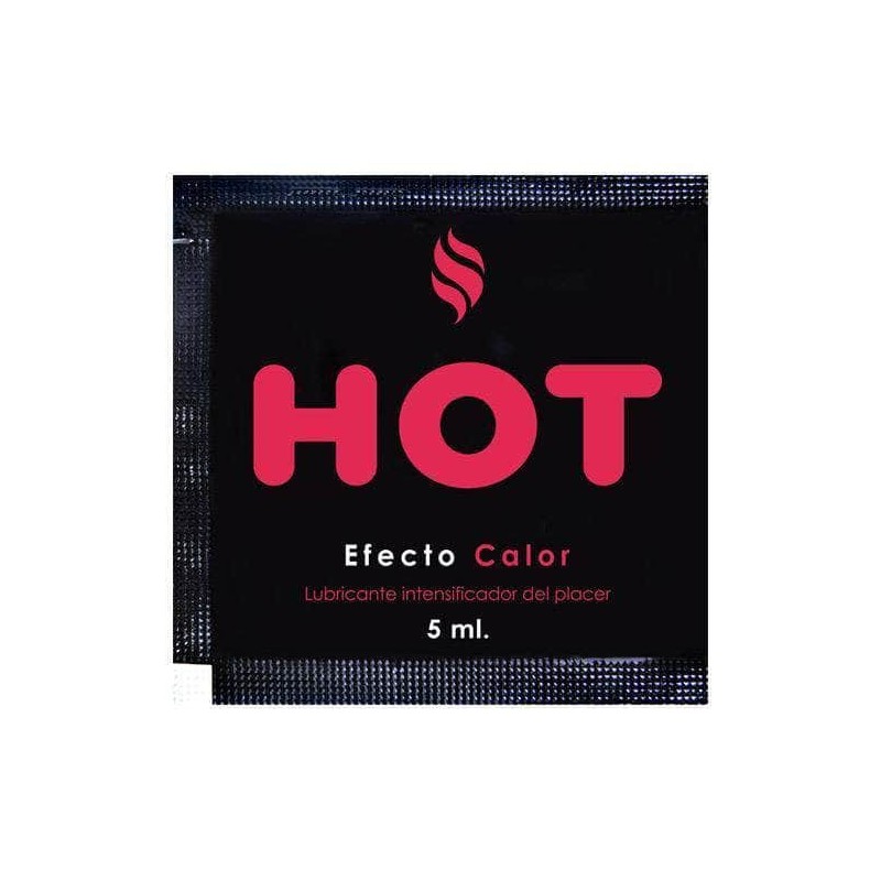 Sachet Lubricante Hibrido Efecto Calor 5ml Hot