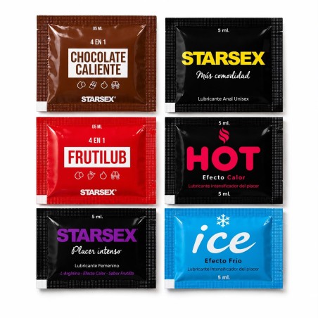 Lubricante Pack 6 Sensaciones – Starsex