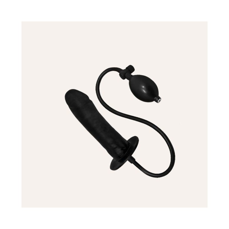 Dildo con bomba inflable