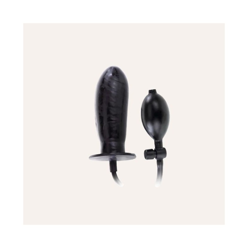 Dildo con bomba inflable